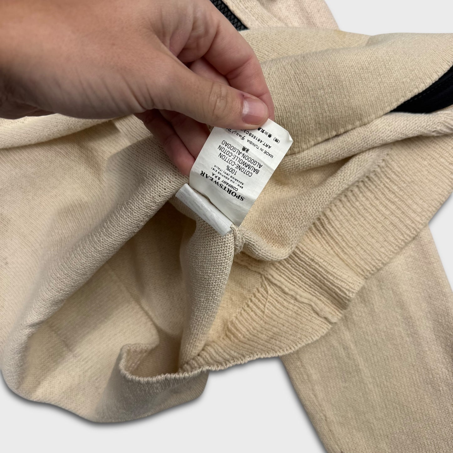 Stone Island Sublimation Hooded Zip Knit Cardigan M