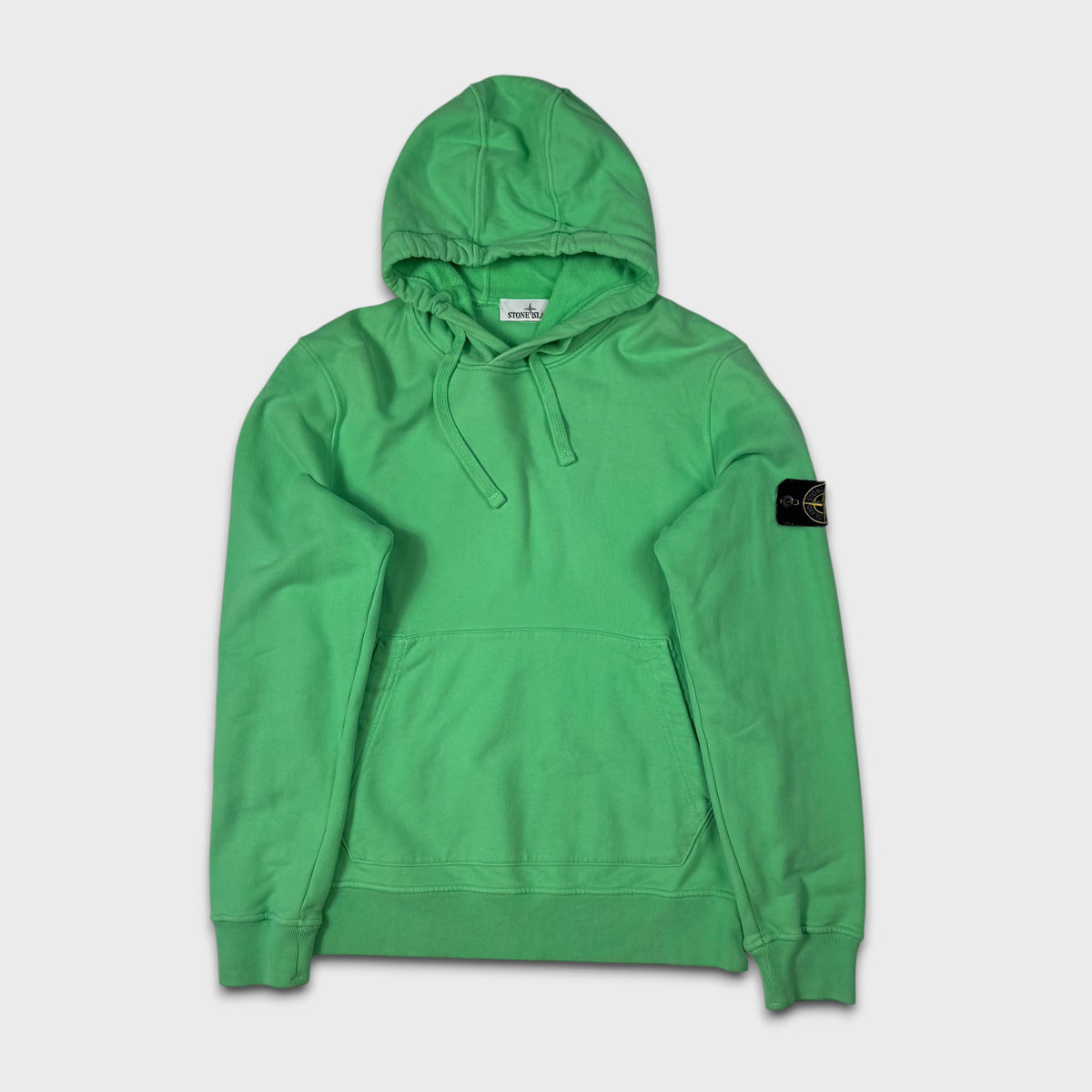 Stone Island Green Pullover Hoodie M