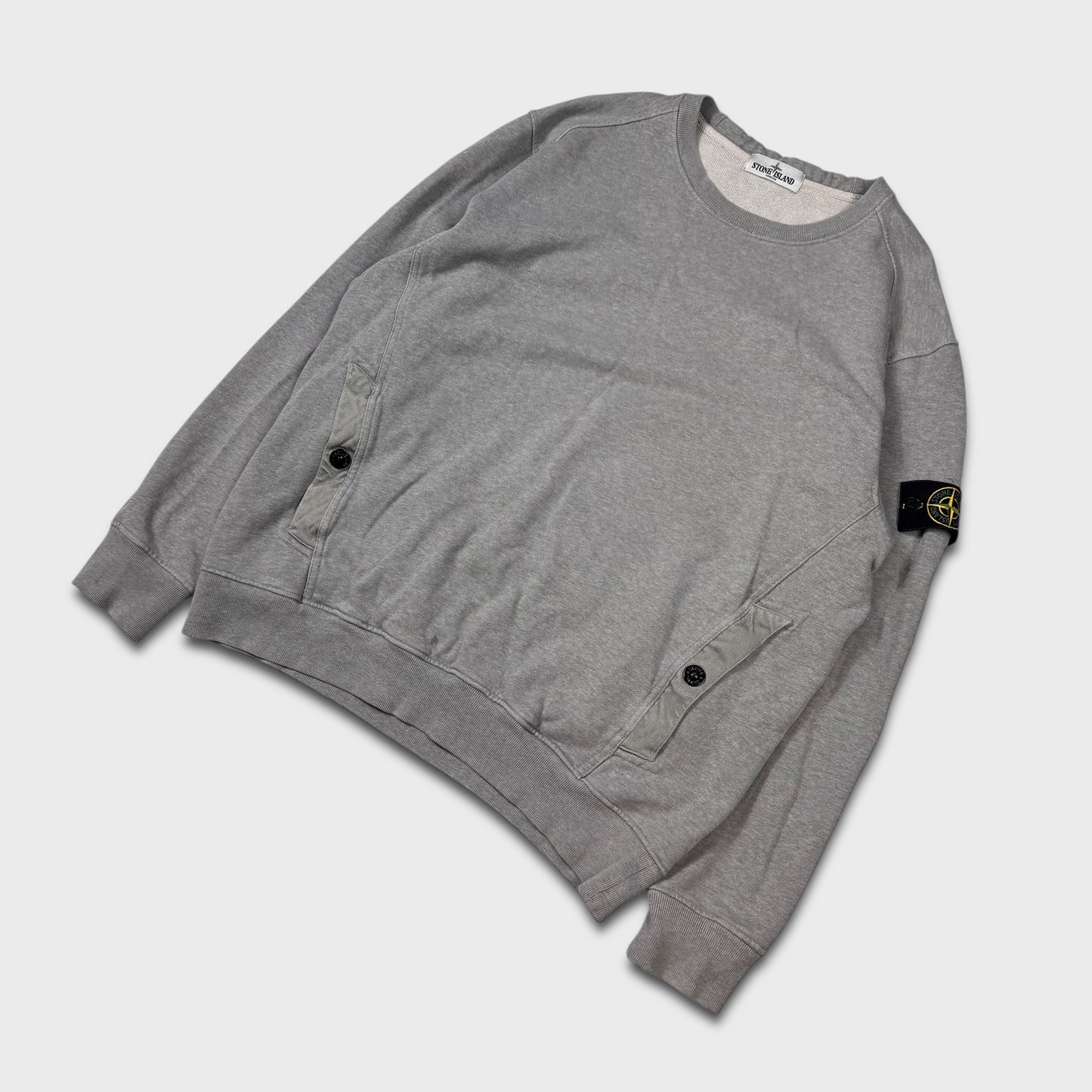 Stone Island Grey Crewneck Sweatshirt XXL