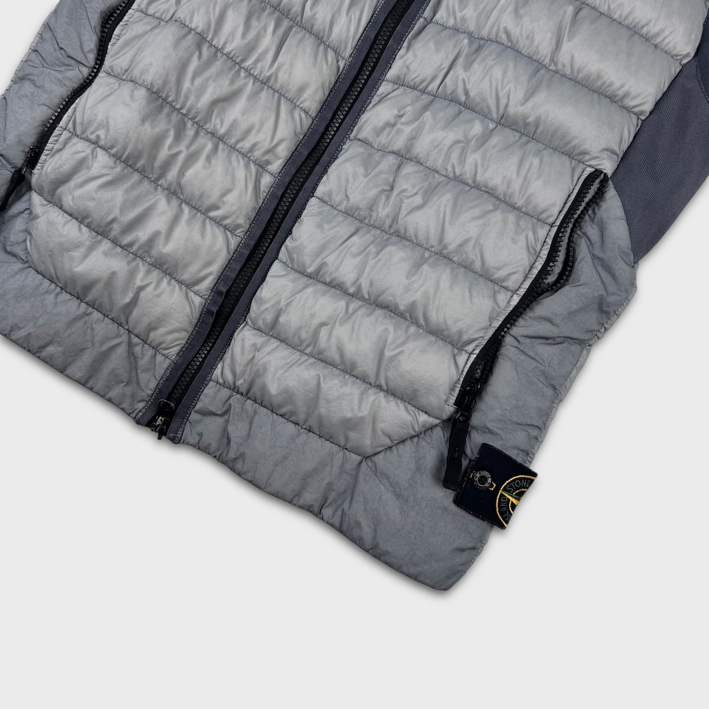 Stone Island Garment Dyed Micro Yarn Down Gilet L