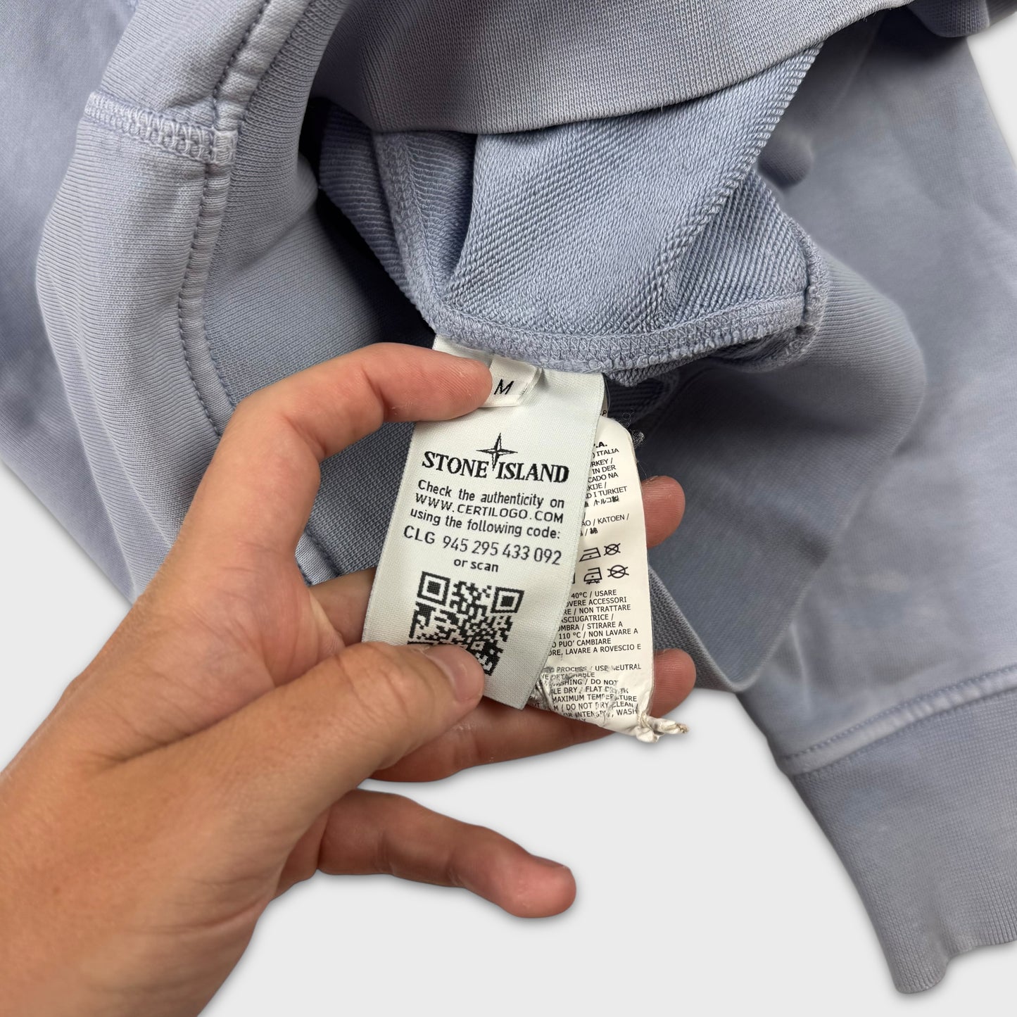 Stone Island Lavender Crewneck Sweatshirt M