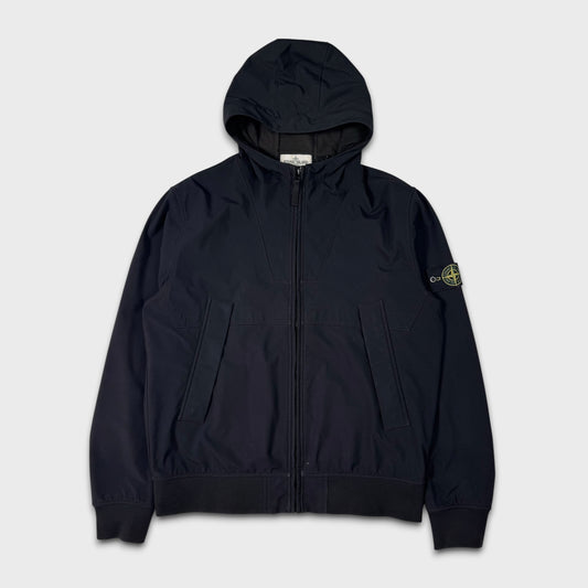Stone Island Black Soft Shell-R Jacket XXL