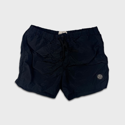 Stone Island Black Nylon Swim Shorts M