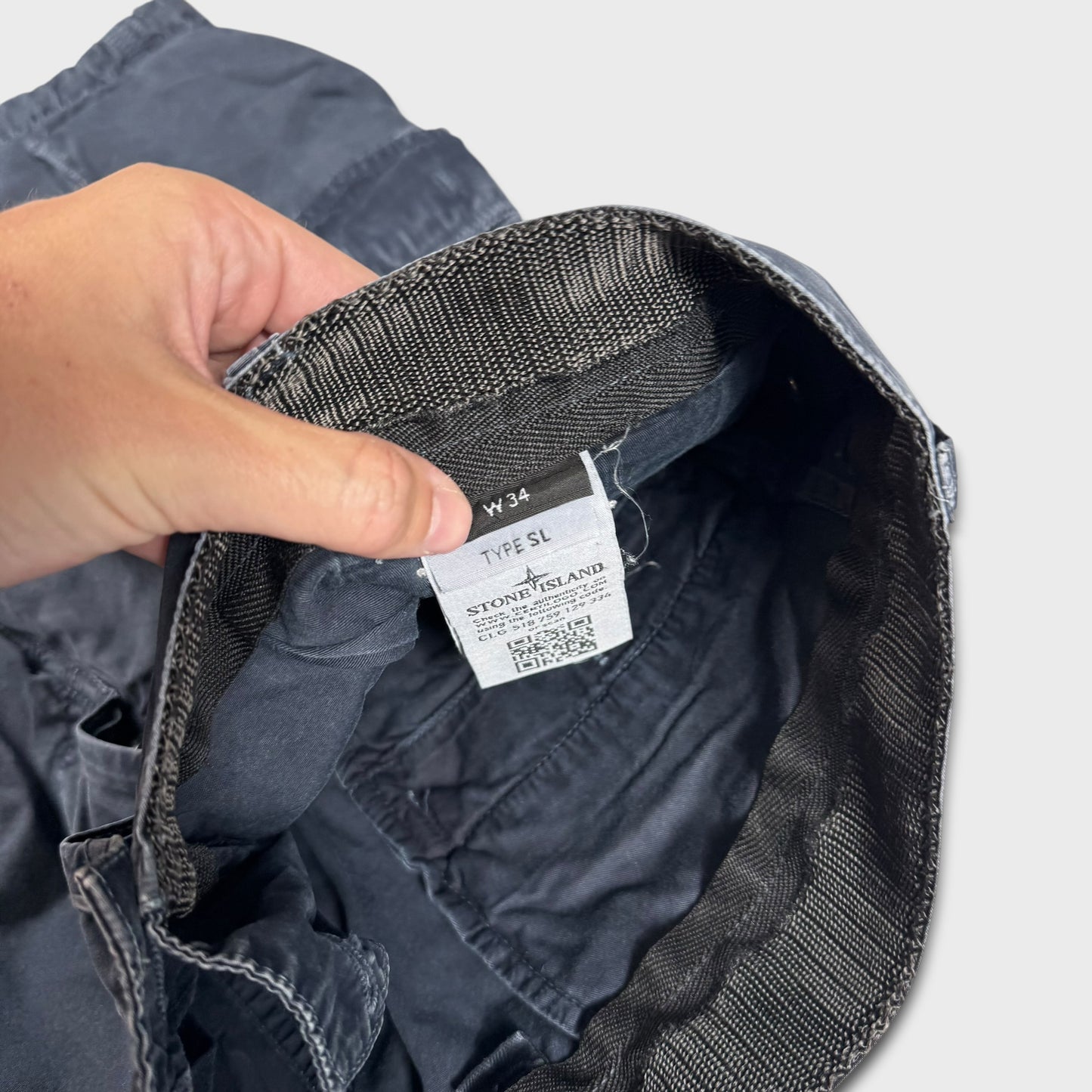 Stone Island Badge Cargo Shorts W34