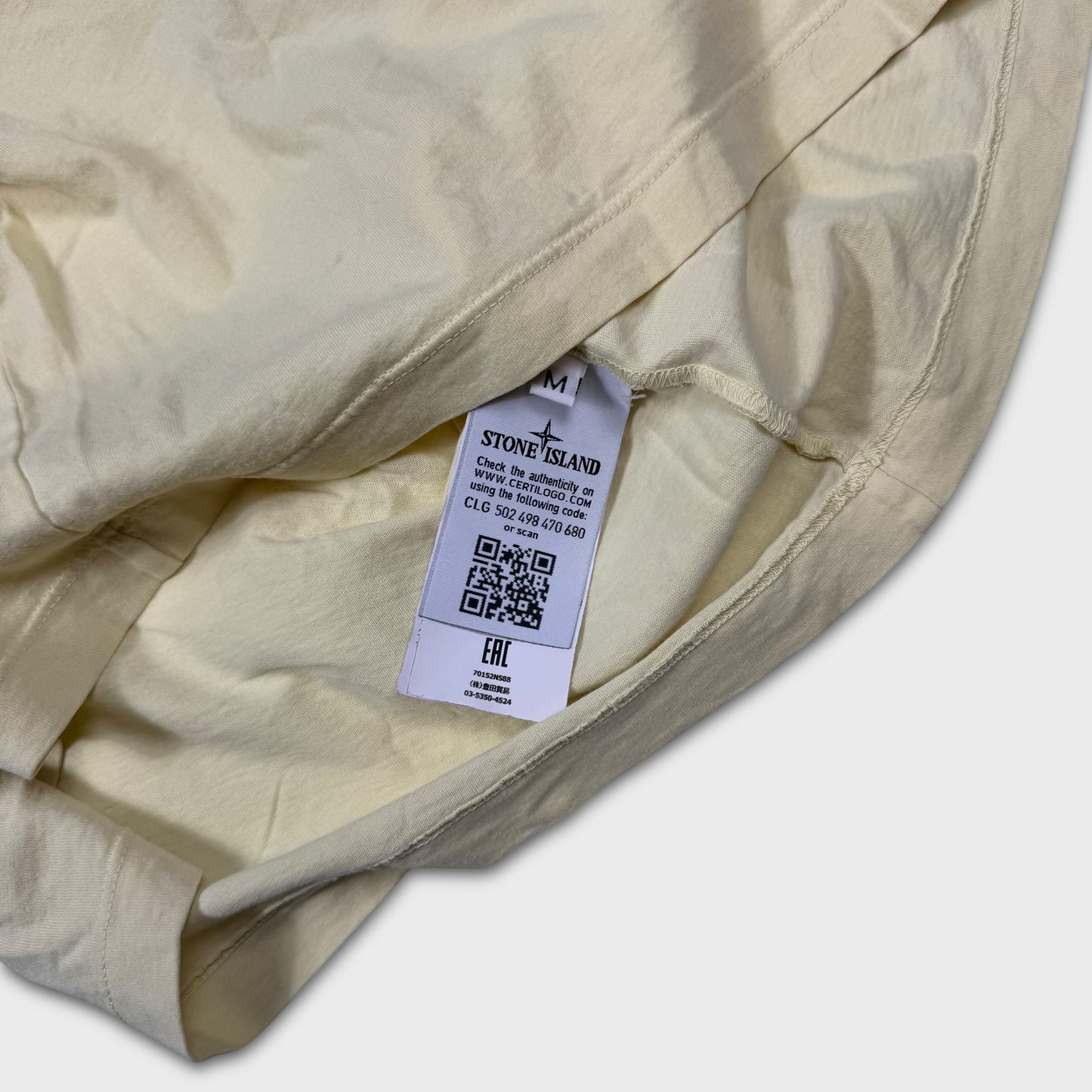 Stone Island Yellow Reflective T-Shirt M