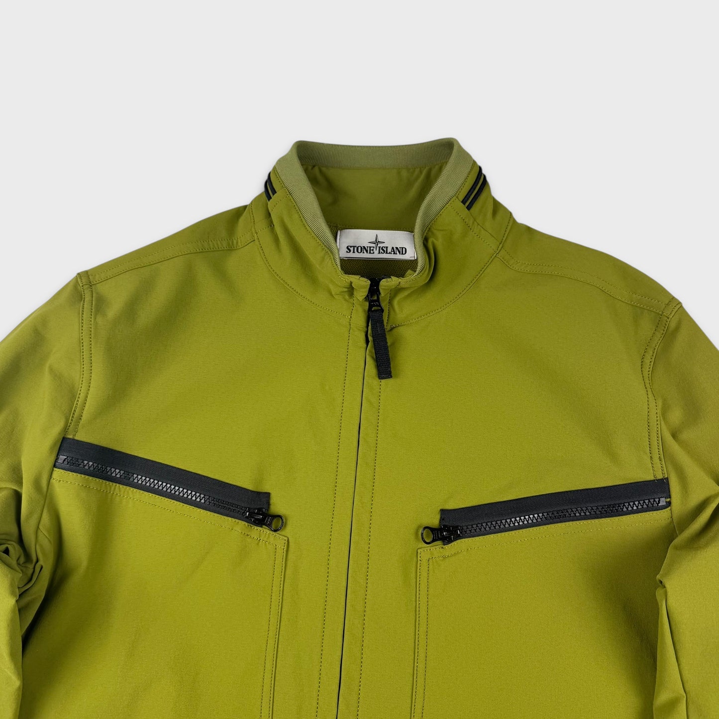 Stone Island Acid Green Comfort Shell Jacket L