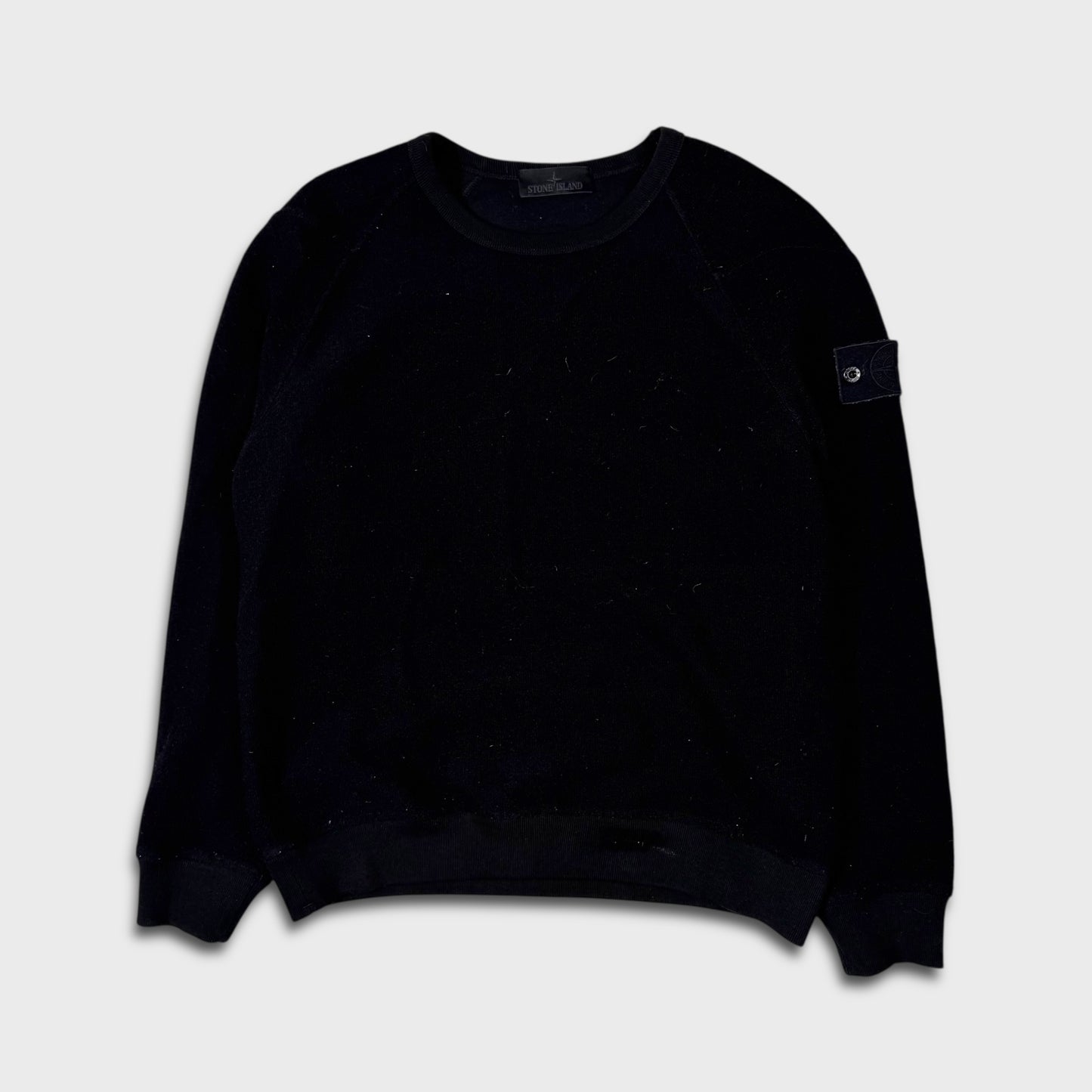 Stone Island Black Ghost Knit Jumper M