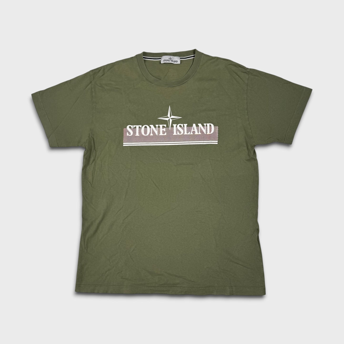 Stone Island Green Graphic T-Shirt XL