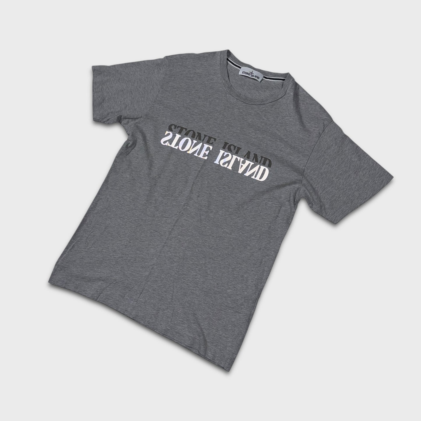 Stone Island Grey Reflective T-Shirt M