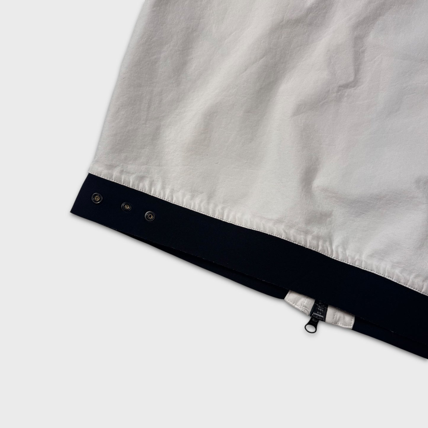 Stone Island White Tela Marina-R Glow Jacket L