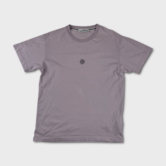 Stone Island Lilac Spellout T-Shirt L