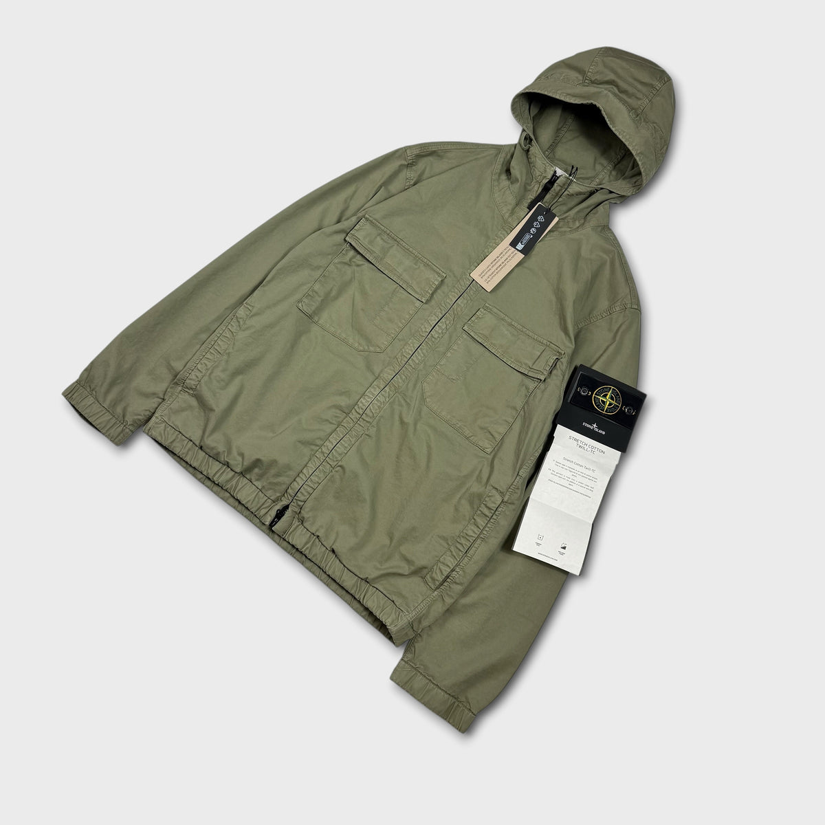 Stone Island Stretch Cotton Twill-TC Jacket BNWT M