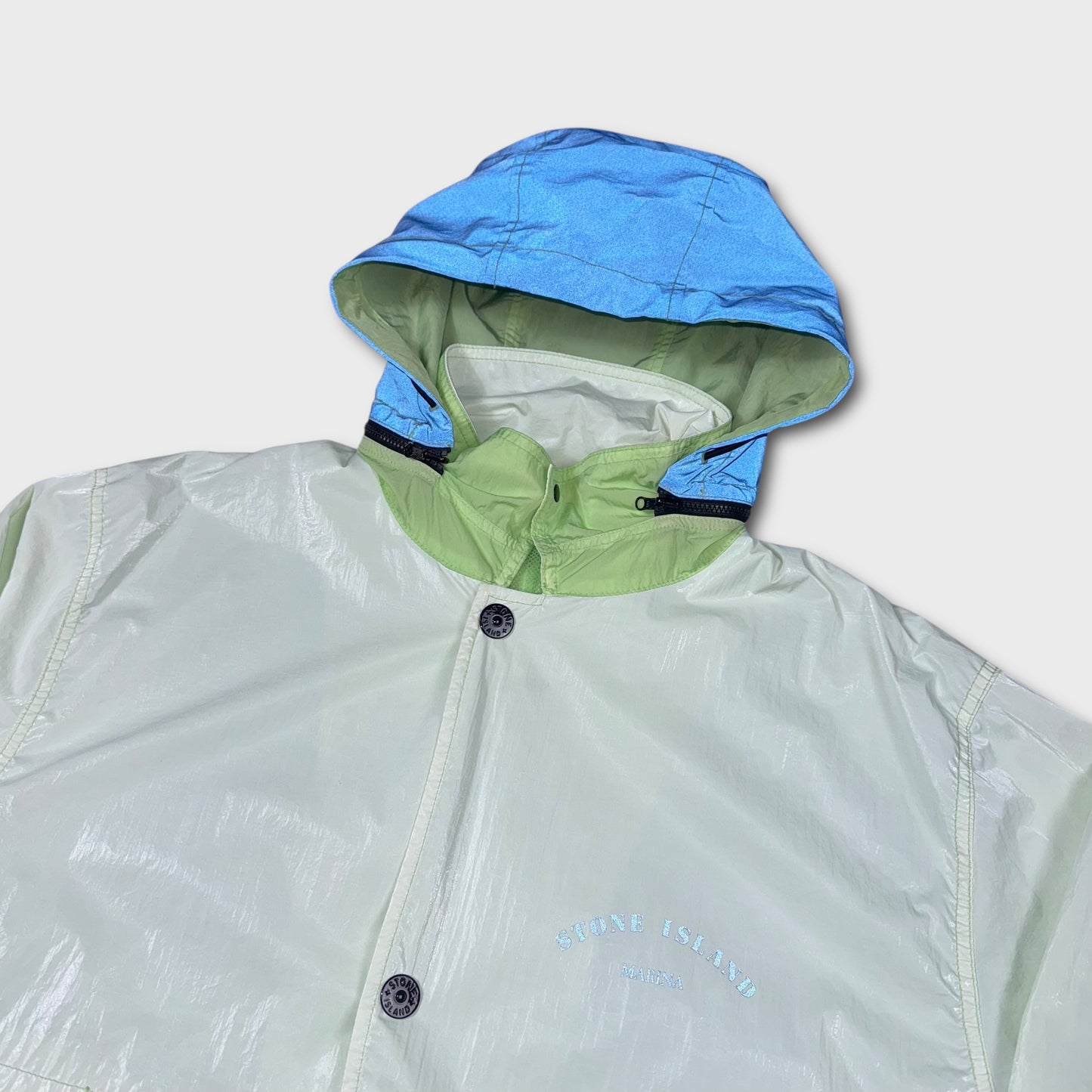 Stone Island Reflective Marina Ripstop Prismatico Jacket L