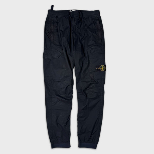 Stone Island Navy Tela Cargo Pants W32