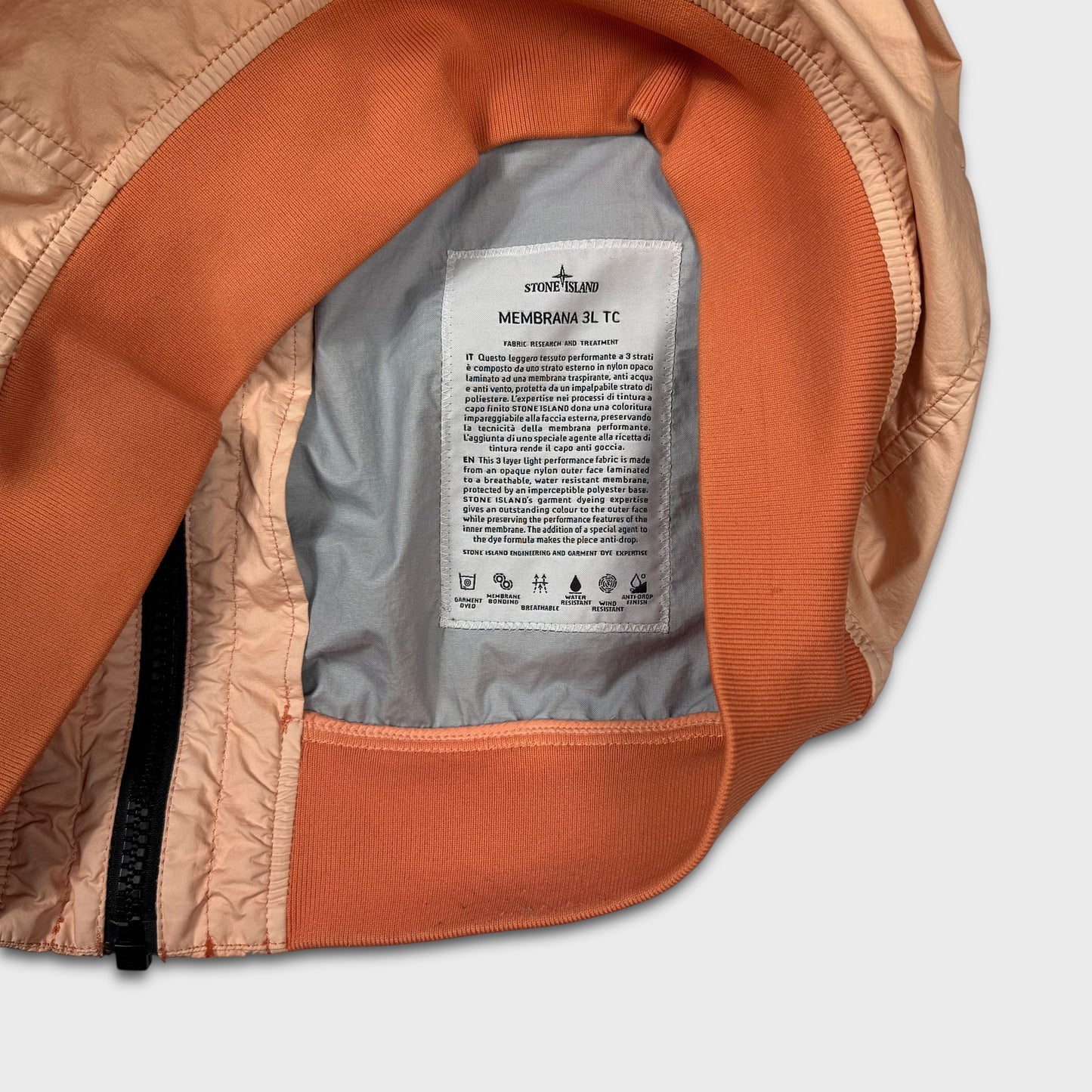 Stone Island Peach Membrana TC Jacket M