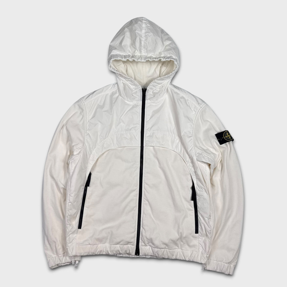 Stone Island Garment Dyed Crinkle Reps NY Jersey Jacket L