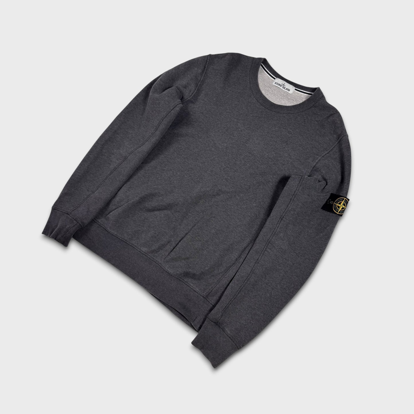 Stone Island Charcoal Crewneck Sweatshirt M
