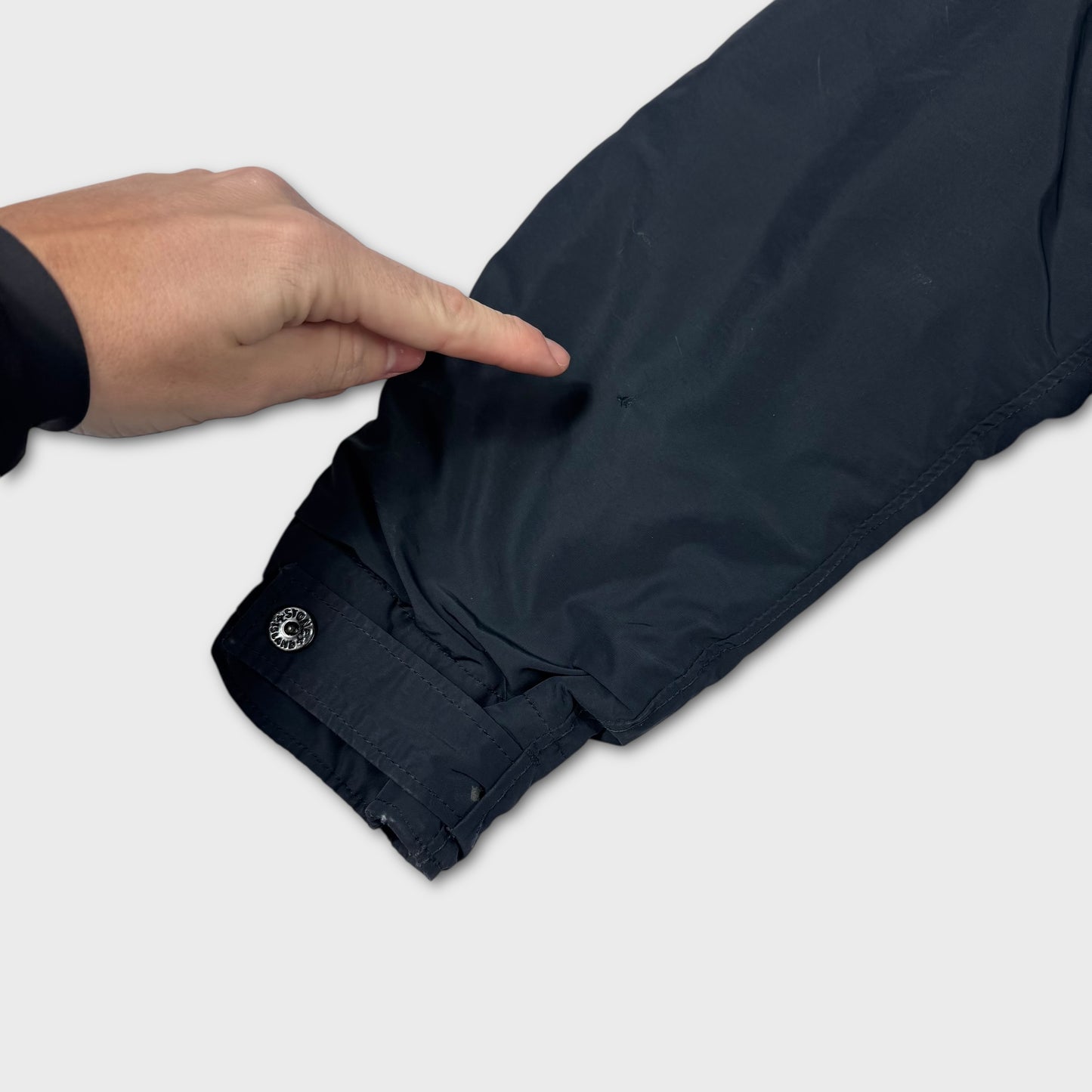 Stone Island Navy Micro Reps Primaloft Parka Jacket M