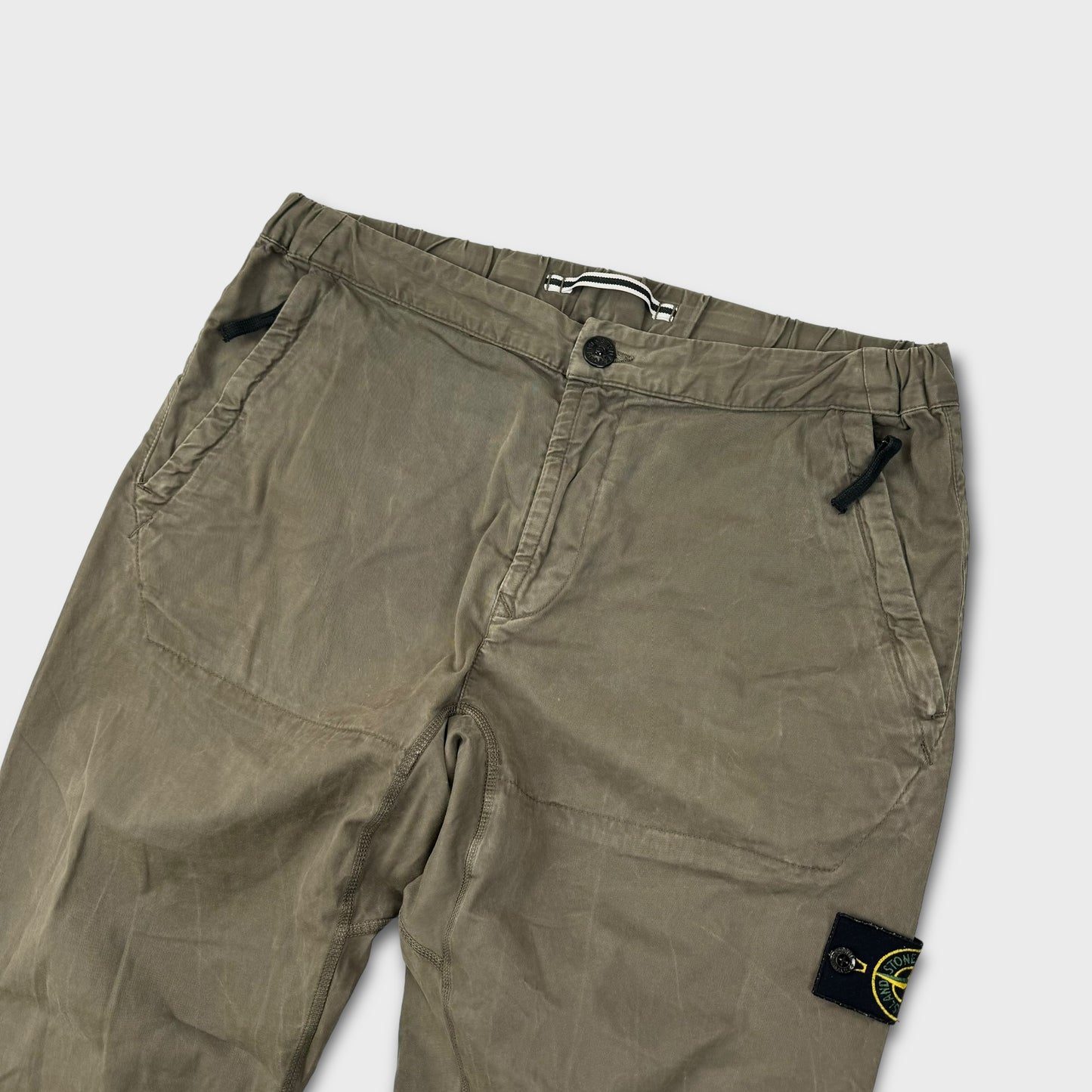 Stone Island Olive Cargo Pants L