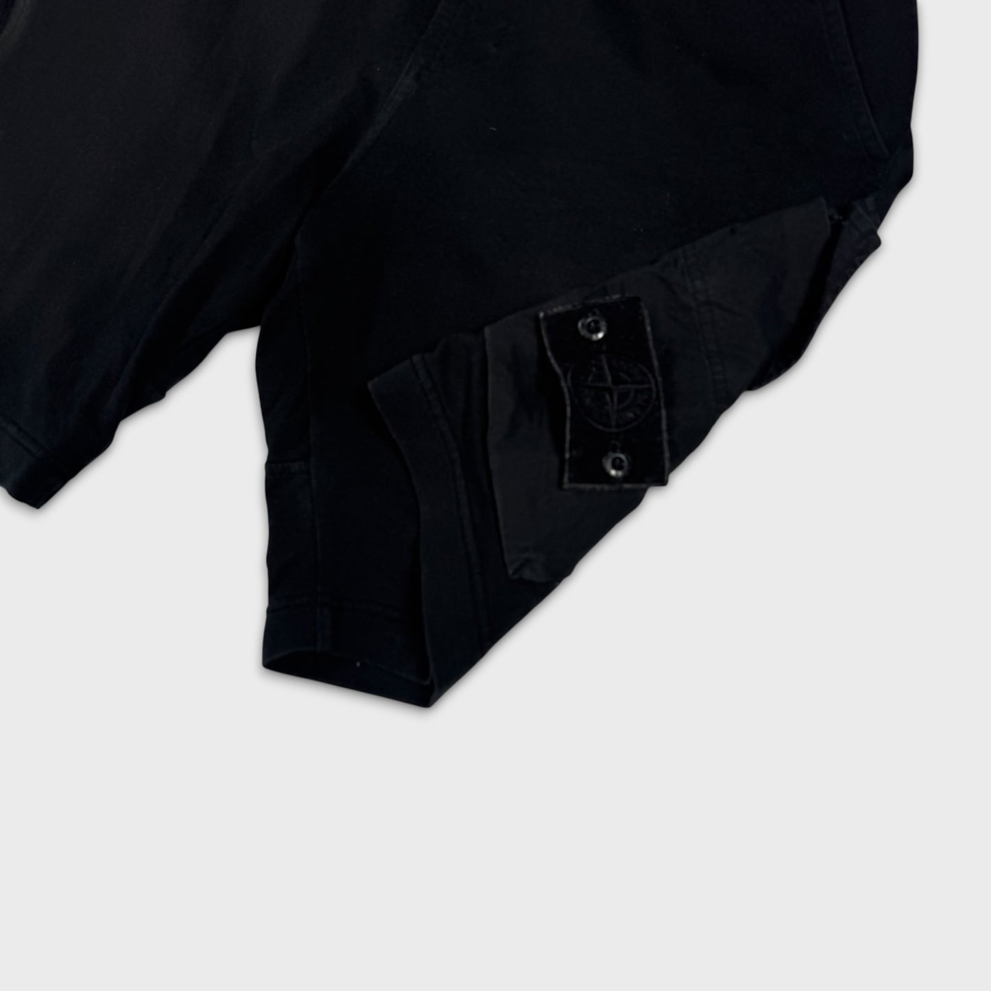 Stone Island Black Ghost Cargo Shorts S