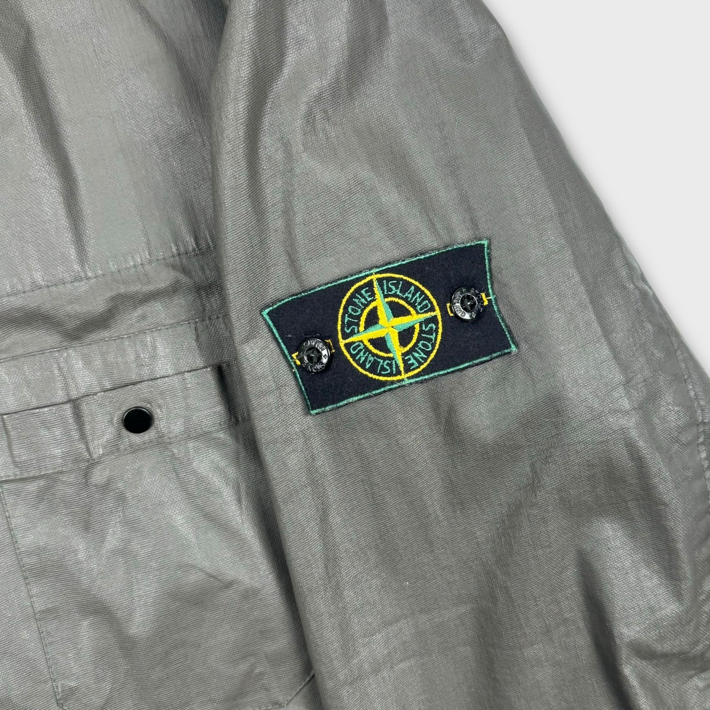 Stone Island AW1999 Laminated Parka Multipocket Jacket XL/XXL