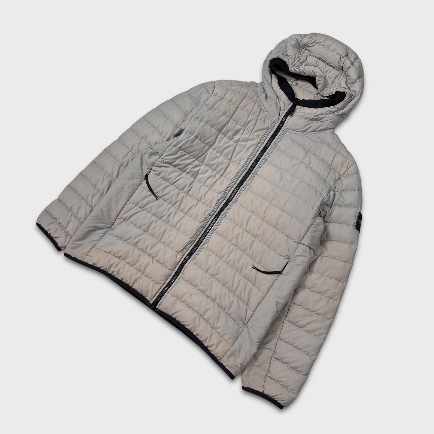 Stone Island Grey O-Cotton R-Nylon Tela Jacket XL