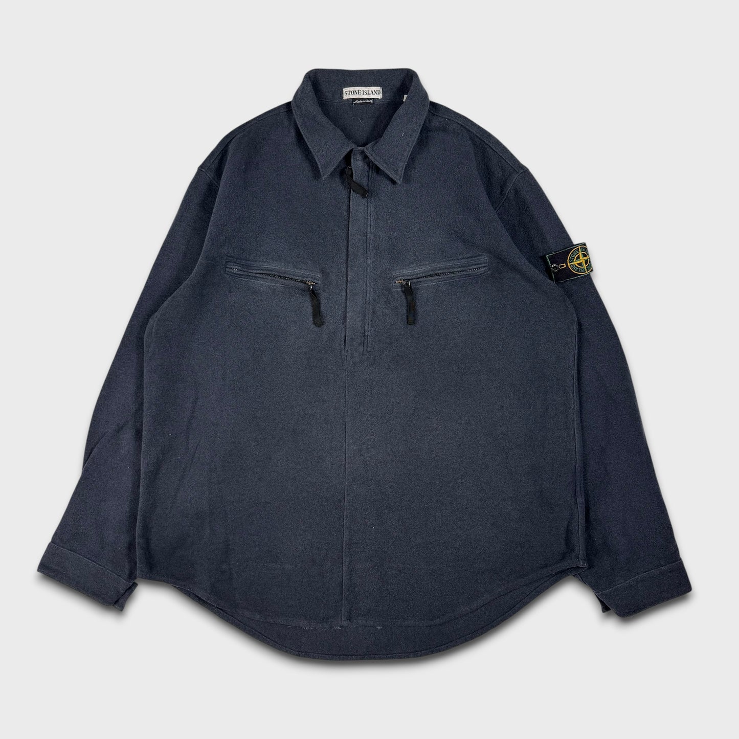 Stone Island AW1998 Wool Pullover Overshirt XL