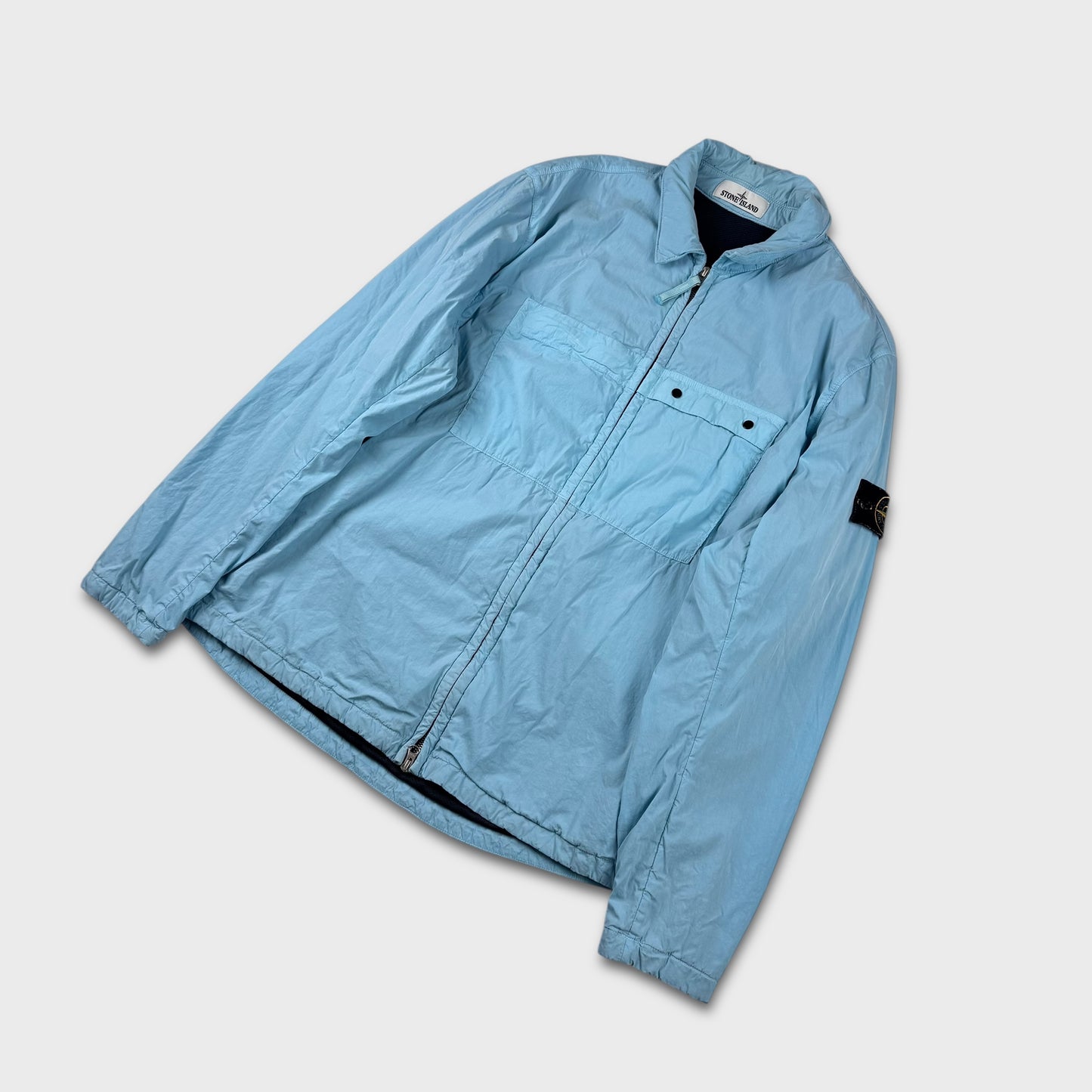 Stone Island Padded Baby Blue Overshirt Jacket XL