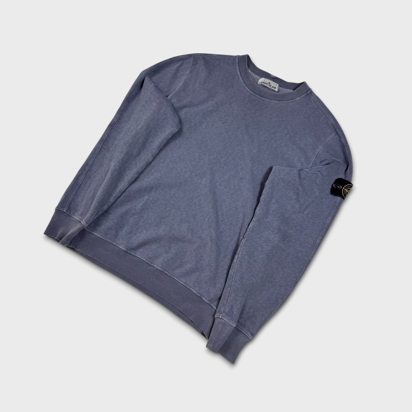 Stone Island Washed Blue Crewneck M
