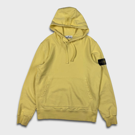 Stone Island Yellow Pullover Hoodie S