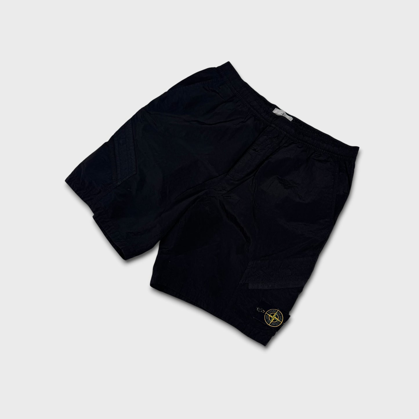 Stone Island Nylon Metal Badge Shorts W38