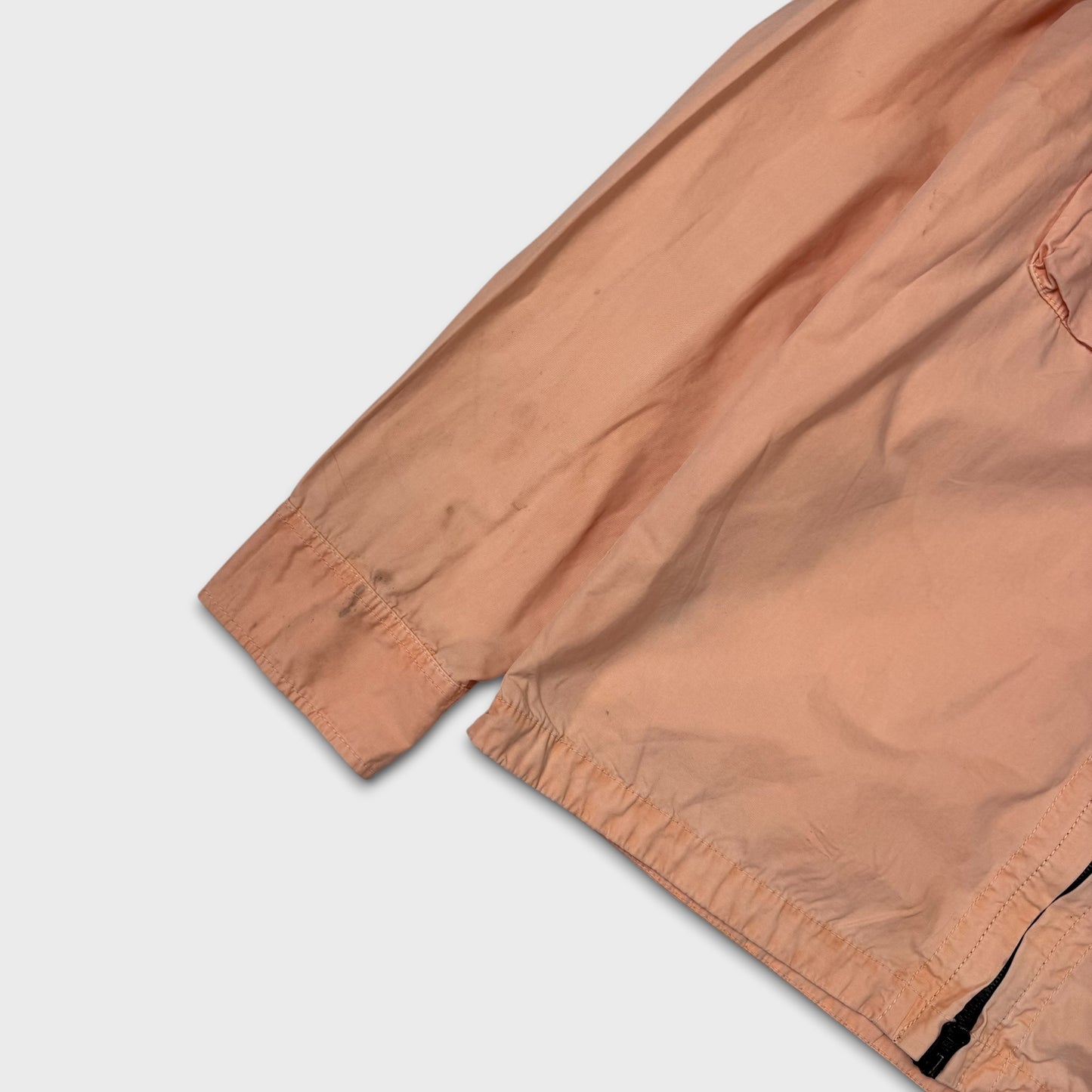 Stone Island Peach Full Zip Overshirt L