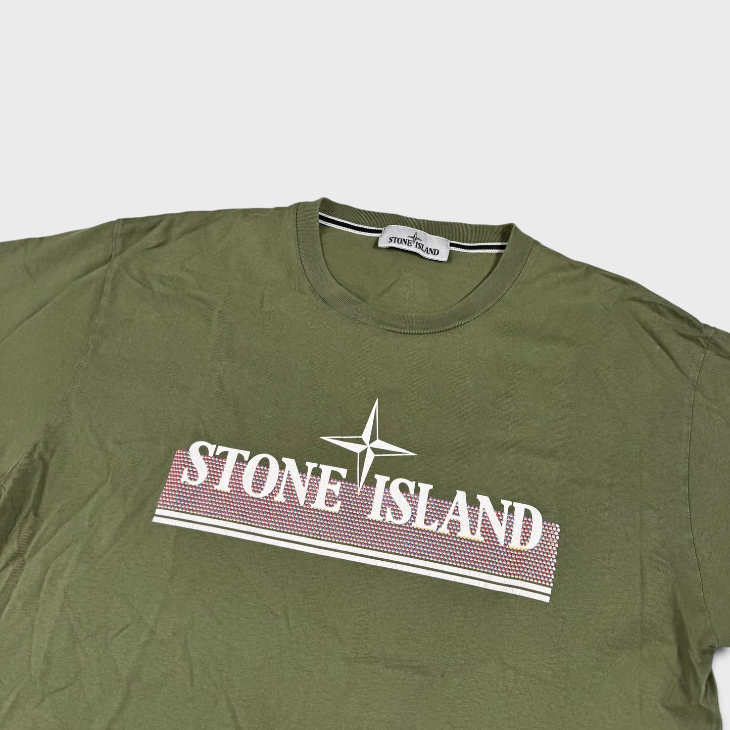 Stone Island Green Graphic T-Shirt XL