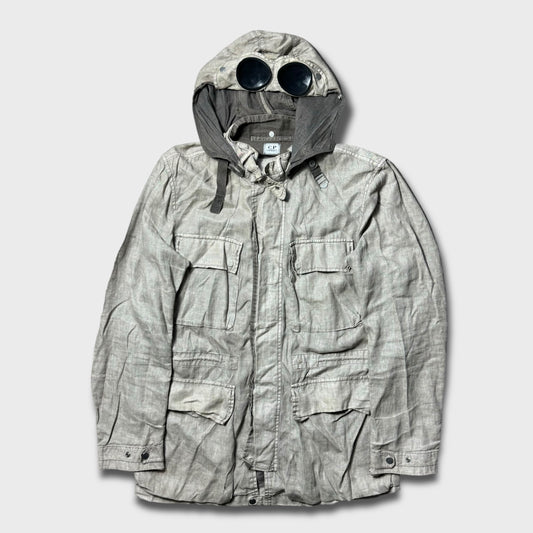 CP Company Lino-Flax Goggle Hooded Field Jacket L