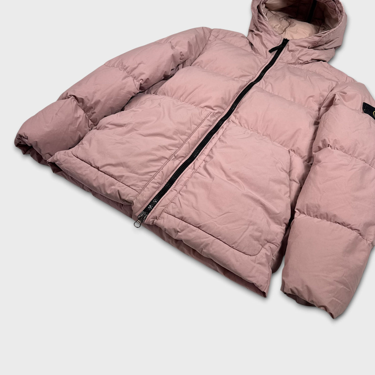 Stone Island Baby Pink Naslan Light Watro Down TC Puffer Jacket S