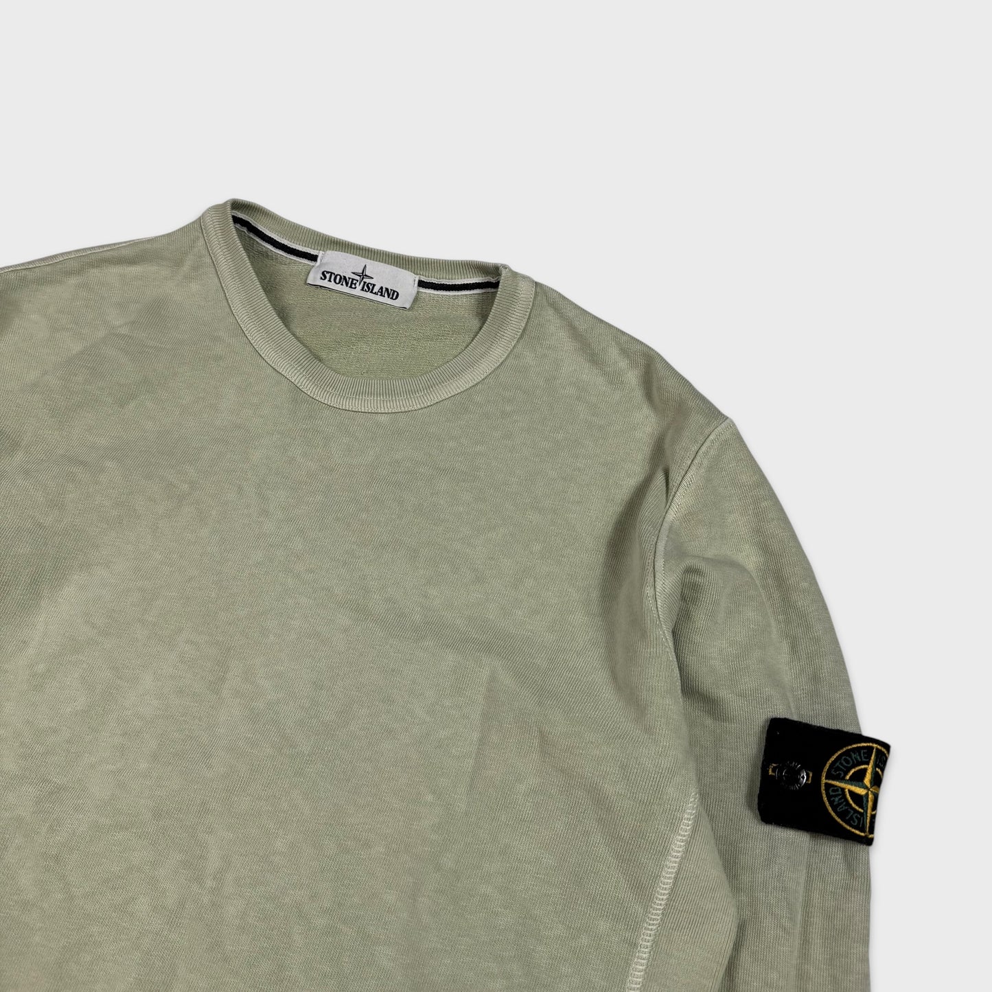 Stone Island Green Crewneck Sweatshirt L