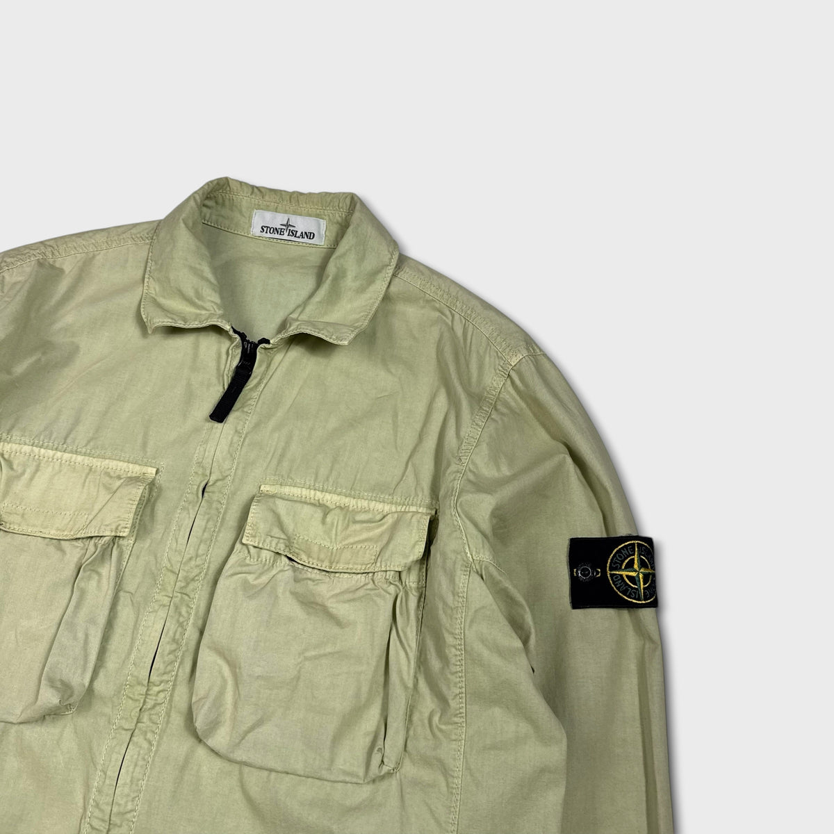 Stone Island Full Zip Overshirt L