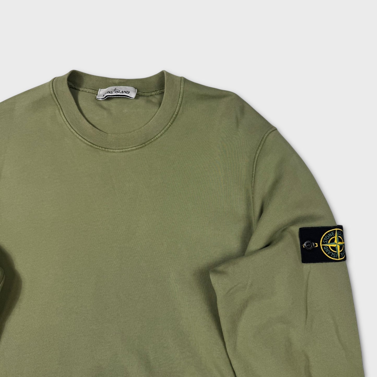 Stone Island Olive Crewneck Sweatshirt XL