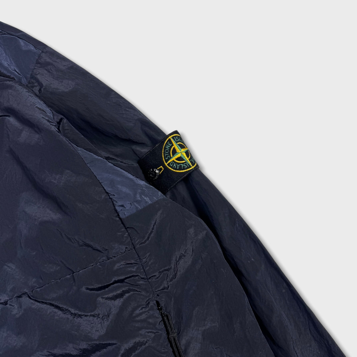 Stone Island Navy Nylon Metal Pullover Smock Jacket XXL