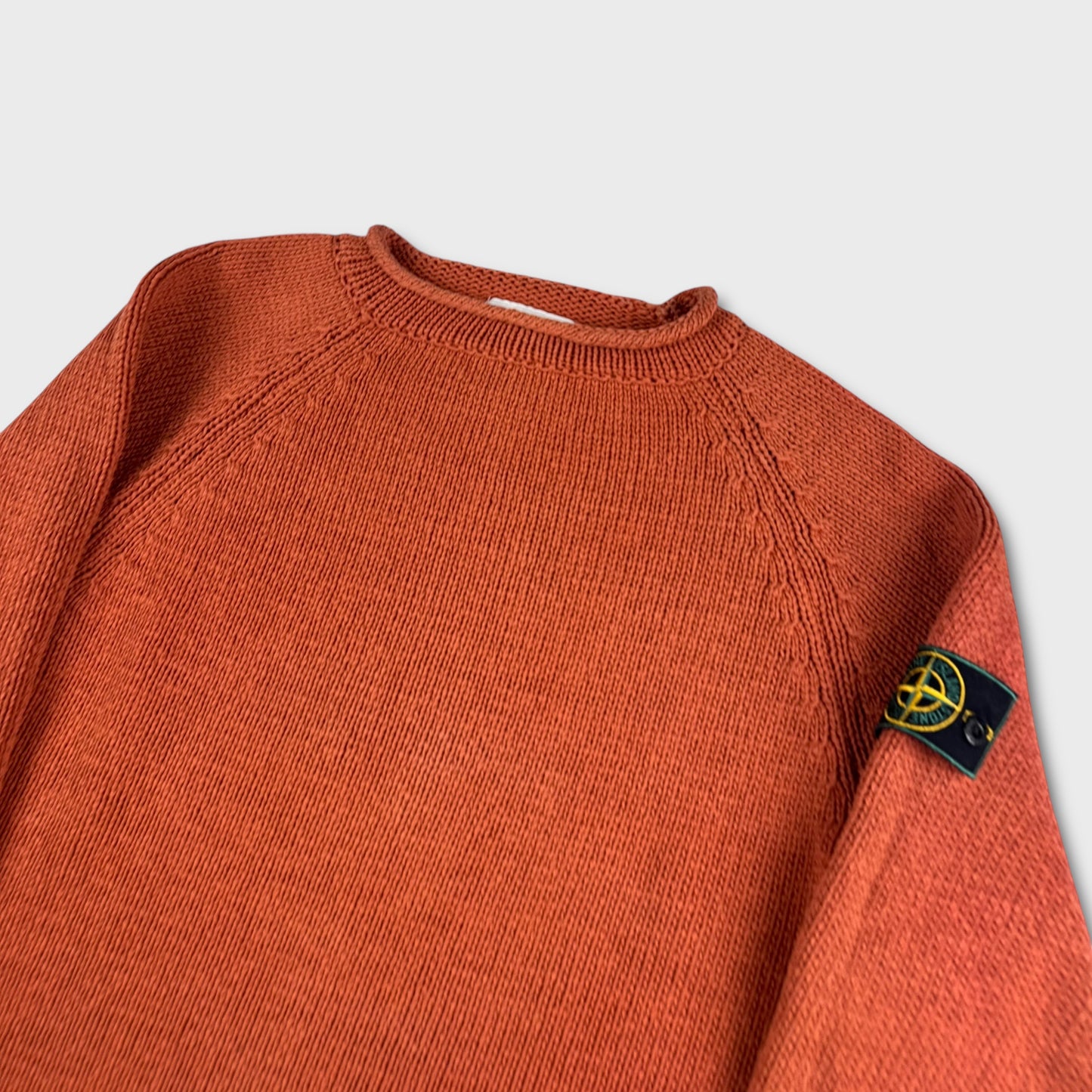 Stone Island 90’s Burnt Orange Knit XL