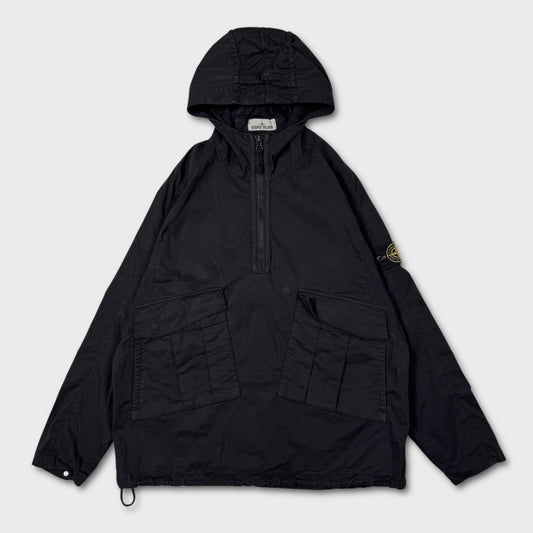 Stone Island Black Pullover Smock Jacket S