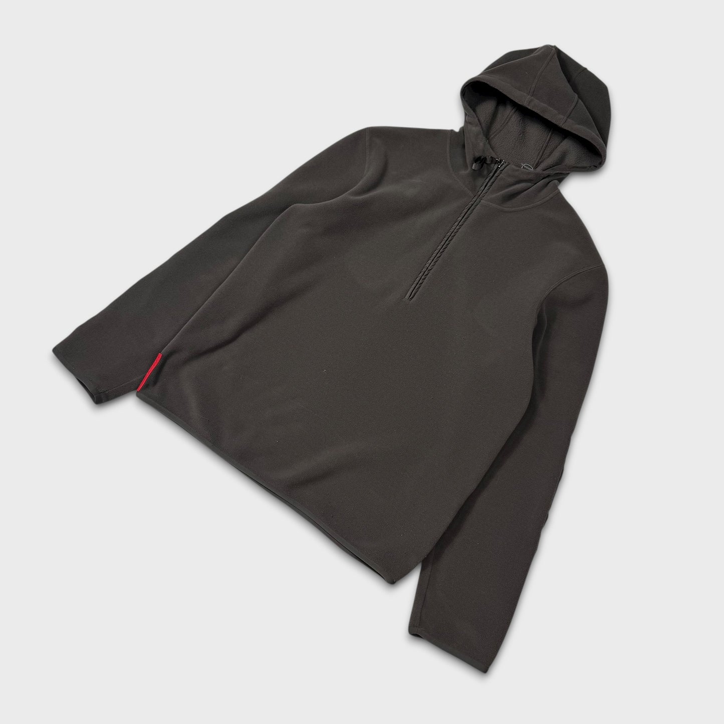 Prada Sport Olive Soft Fleece Hoodie M/L