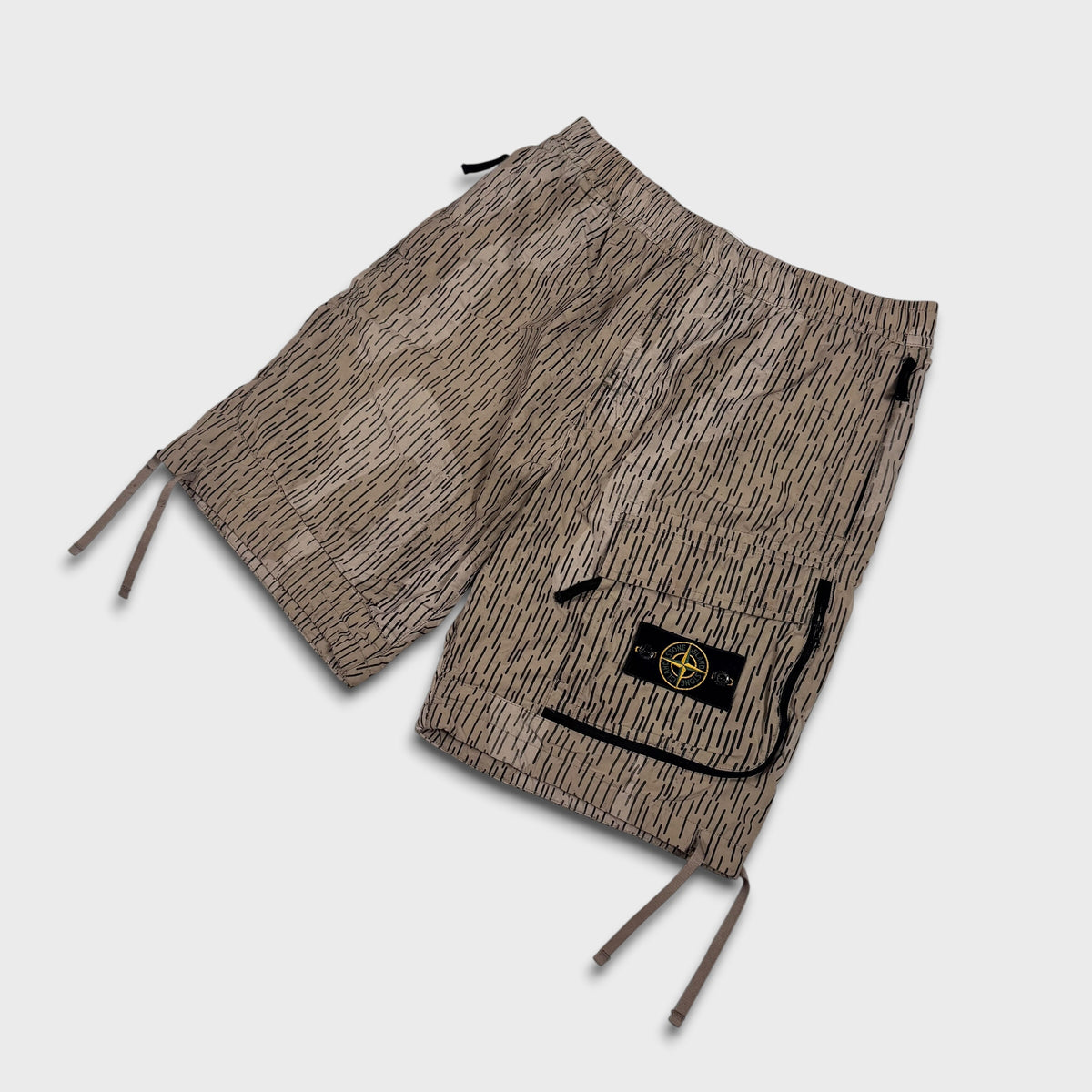 Stone Island Rain Camo Cargo Shorts W32
