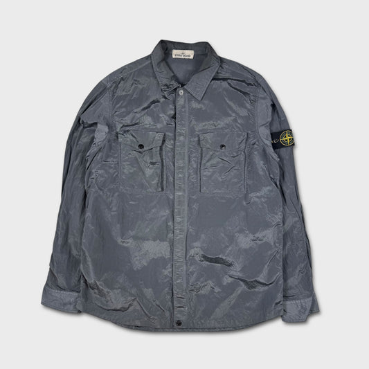 Stone Island Charcoal Nylon Metal Overshirt XXL