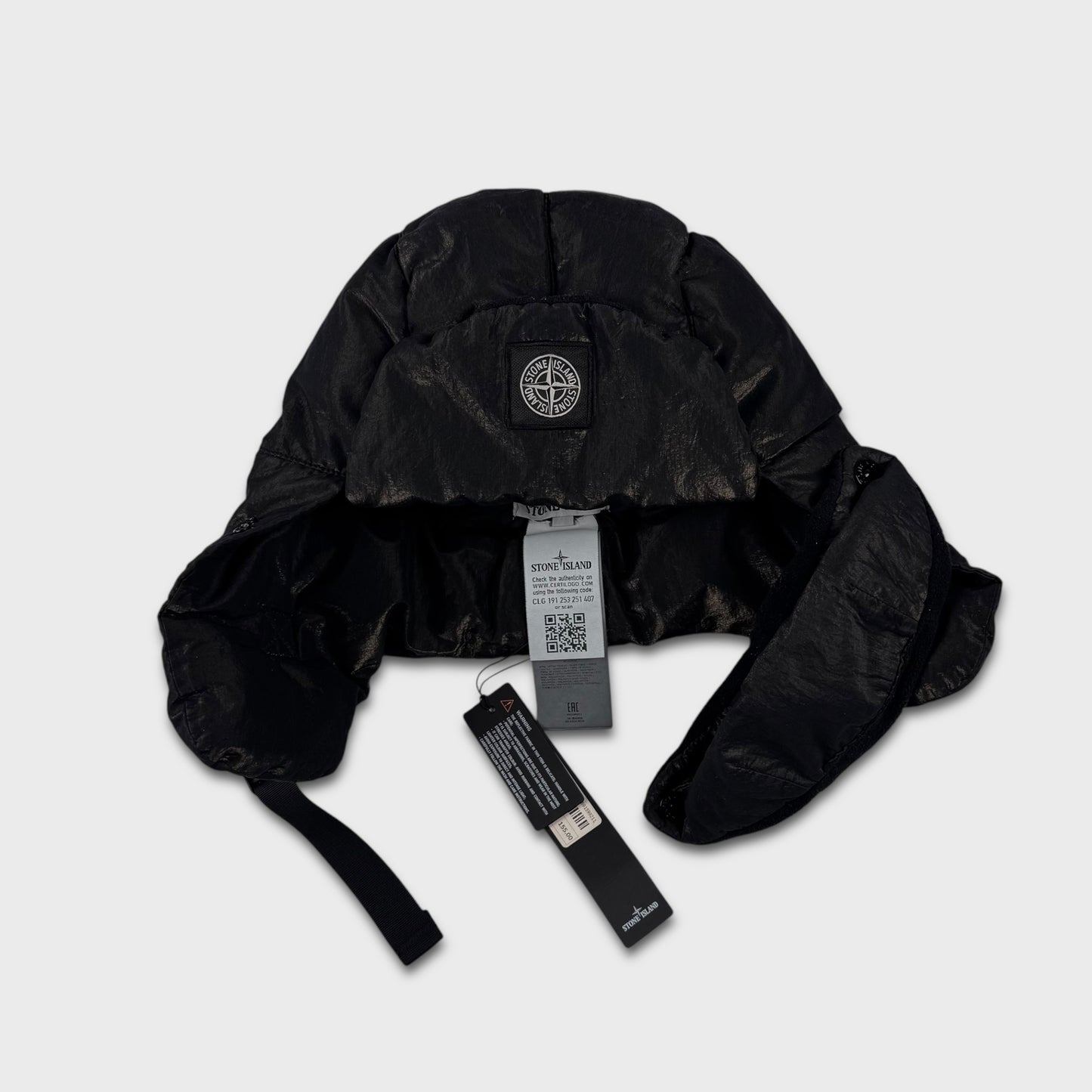 Stone Island Reflective Trapper Padded Hat BNWT XL