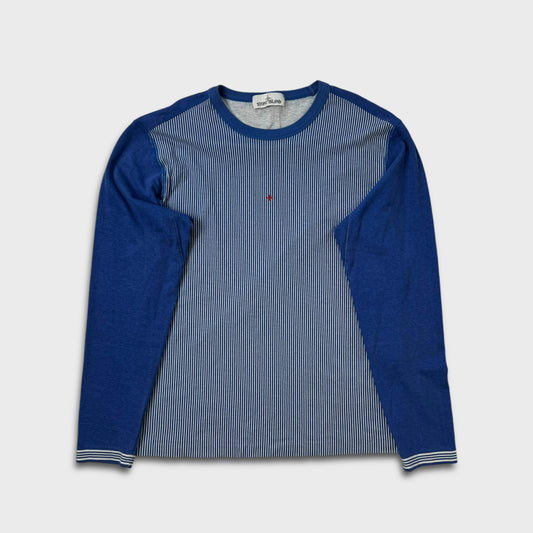 Stone Island Blue Marina Longsleeve T-Shirt M