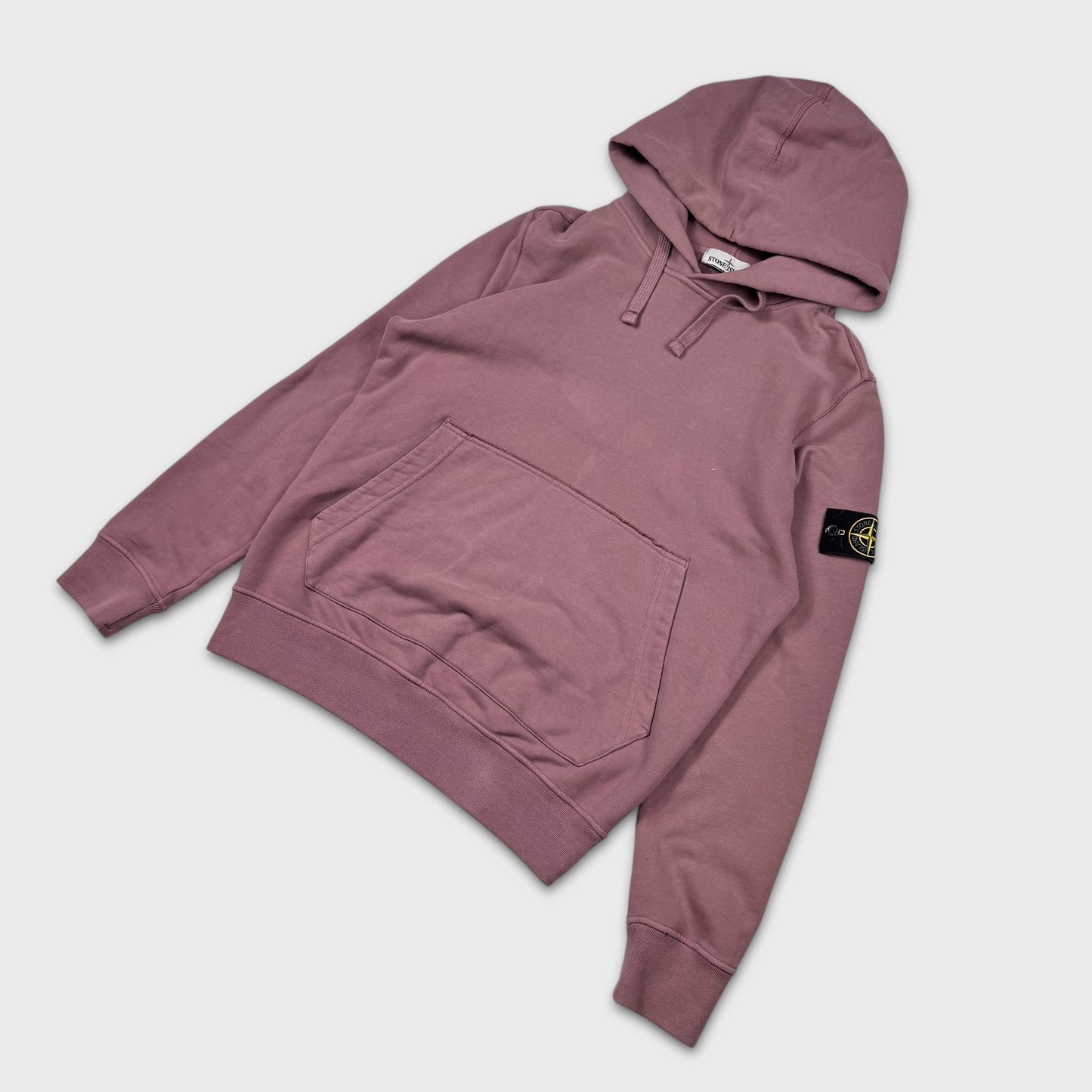 Stone Island Dusty Pink Pullover Hoodie L
