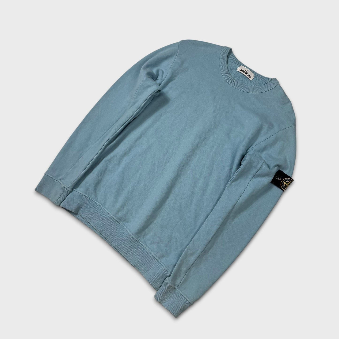 Stone Island Baby Blue Crewneck M