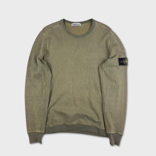 Stone Island Olive Green Crewneck L