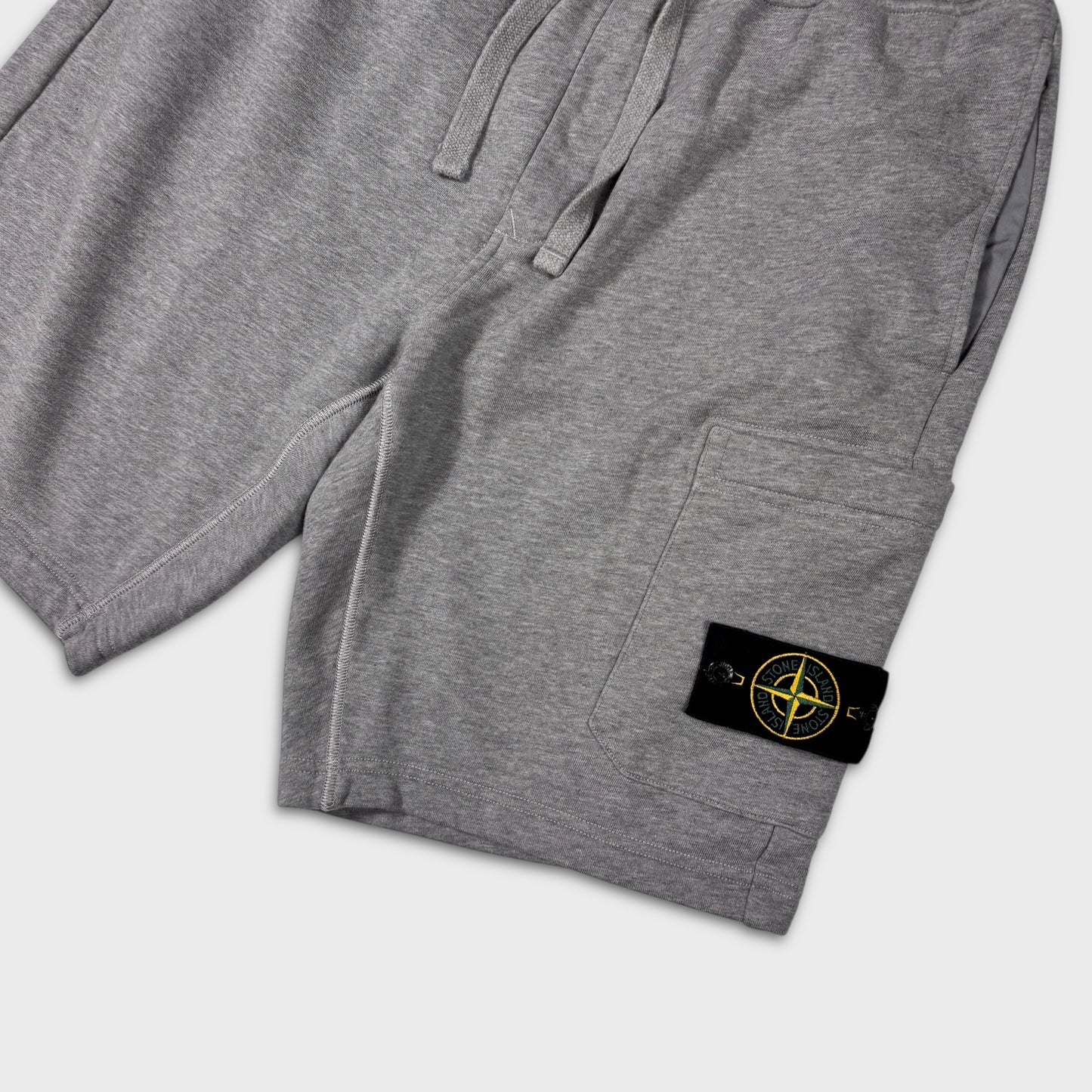 Stone Island Grey Cotton Shorts M